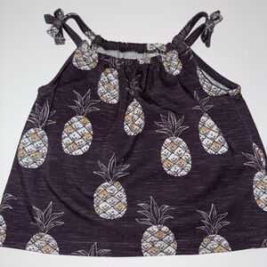 Little Sleepies Pineapple Print Tank Top